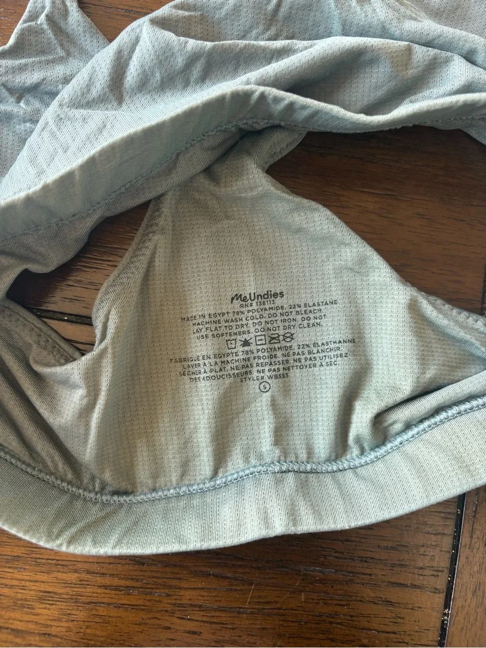 MeUndies Women's Sage Green Racerback Bralette Trio (Solid, Floral, Plaid)